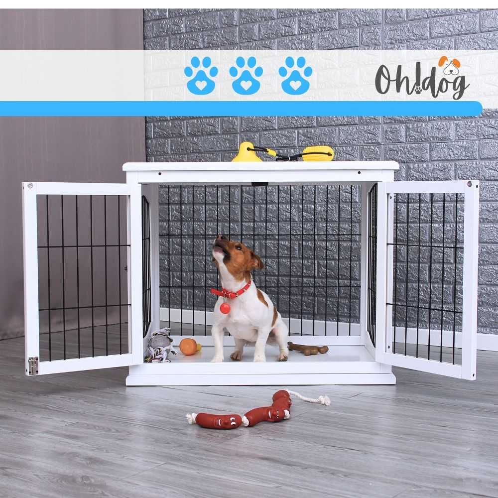 Klatka Kennelowa dla Psa L Oh!Dog Drewniana Eco Domek Kojec Szafka