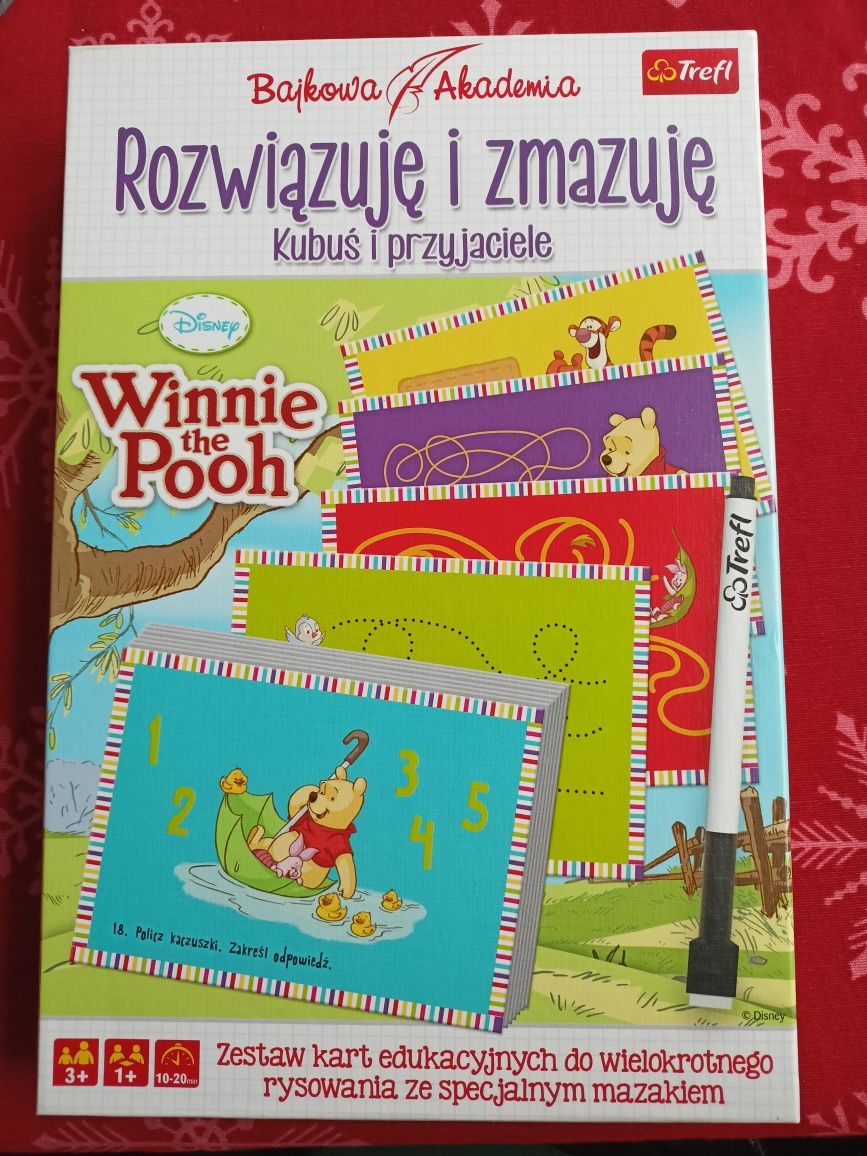 Karty edukacyjne wielokrotnego użytku trefl