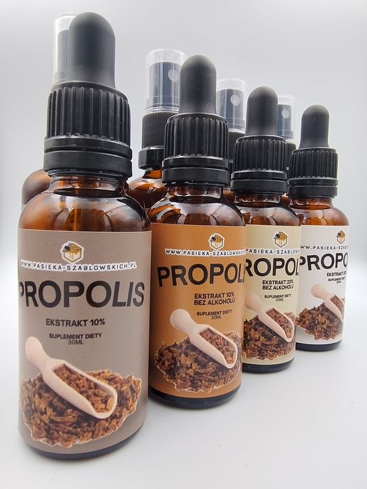 Krople propolisowe - 10%, 20%, 30ml i 50ml - Pasieka Szabłowskich