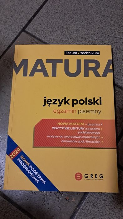 Matura język polski egzamin maturalny  pisemny