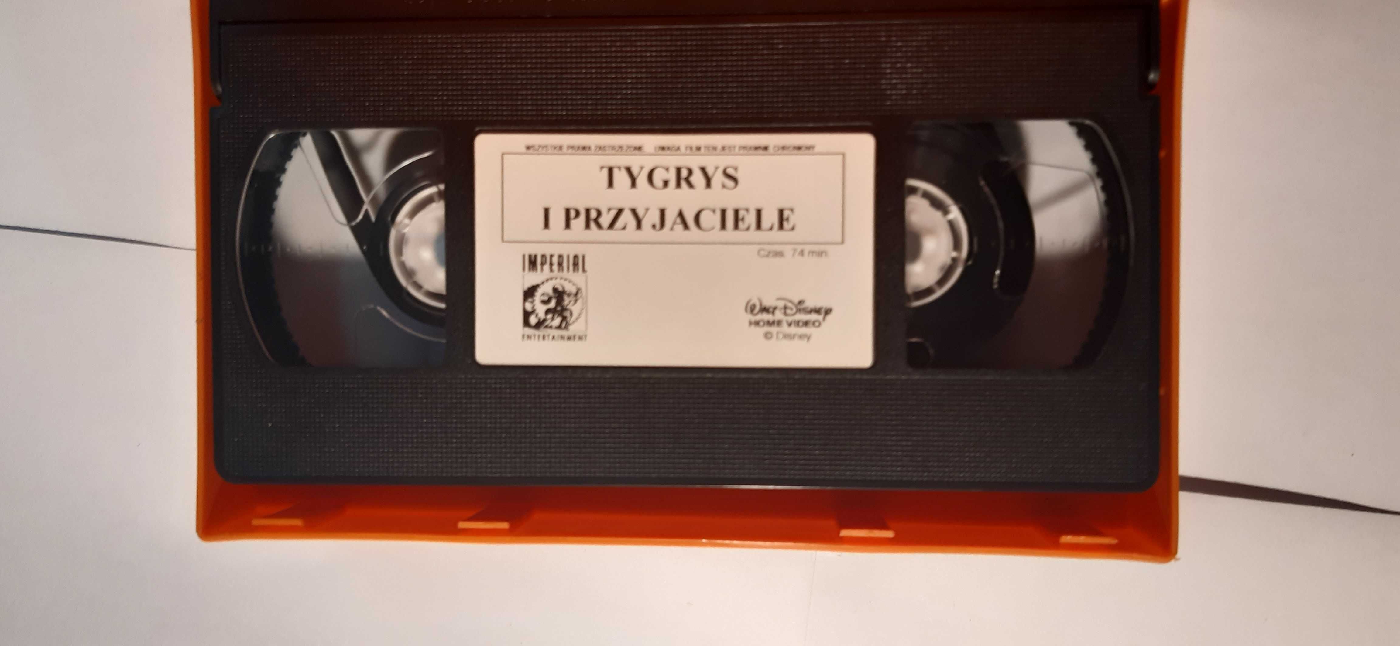 kaseta vhs bajka kubuś puchatek , tygrys i przyjaciele