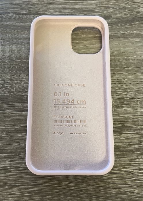 Etui na iPhone 14 Elago etui silikonowe różowe