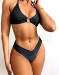 Bikini preto com argola