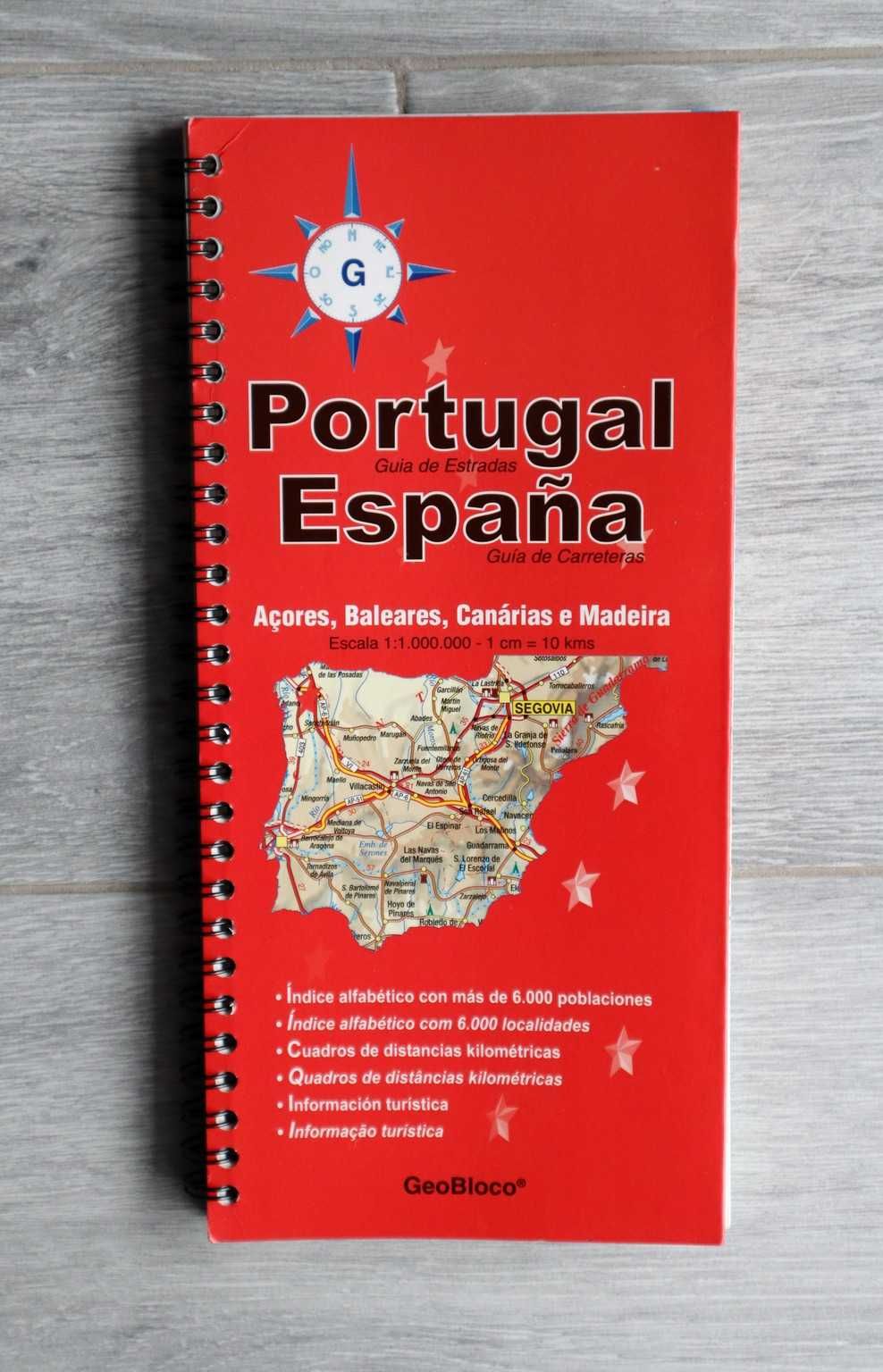 Mapas Peninsula Iberica Espanha Algarve Portugal Galicia Asturias Leon