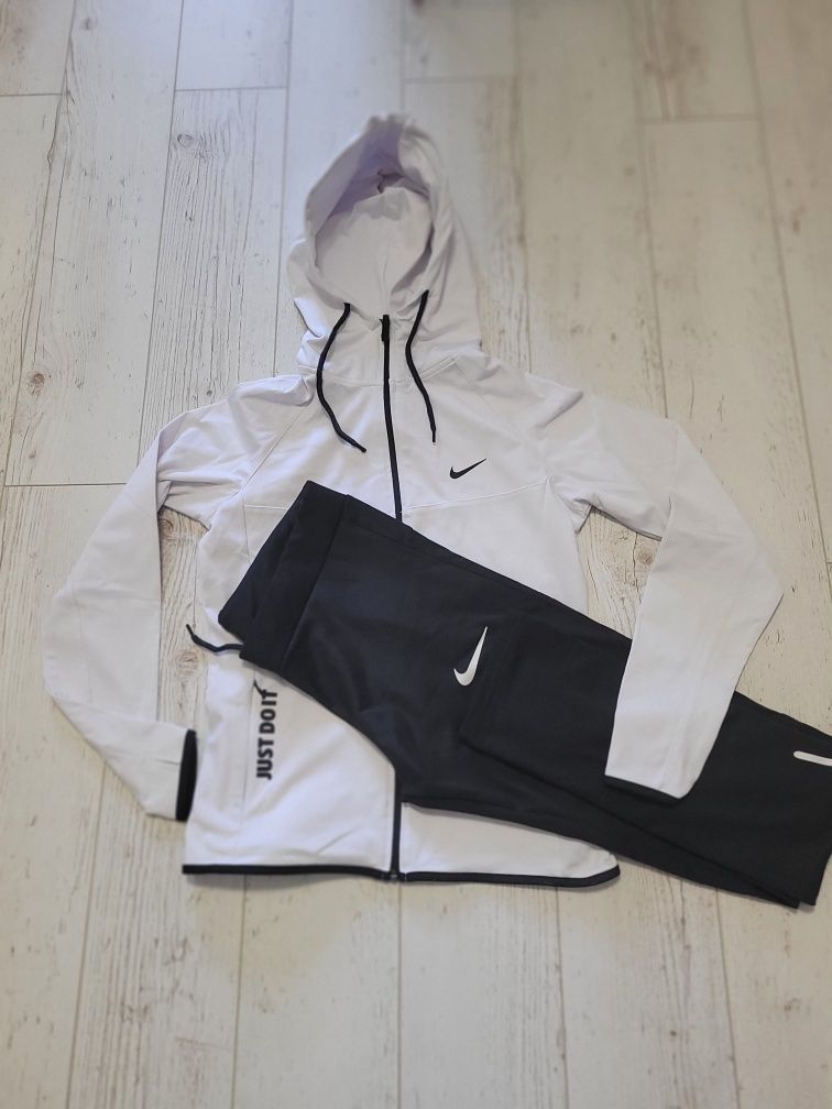 Dres Nike biało czarny L