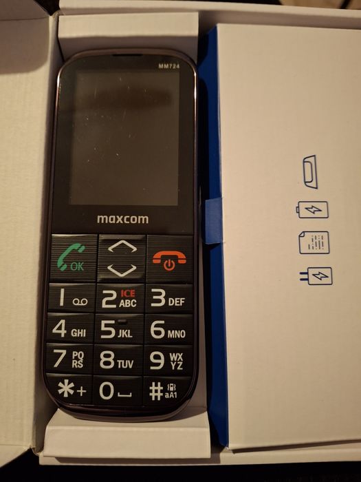 Telefon komórkowy dla seniora MAXCOM Comfort MM724