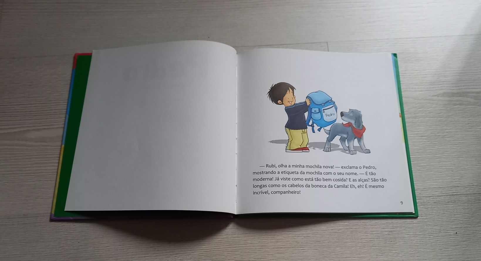 Livro "Pedro regressa á escola"
