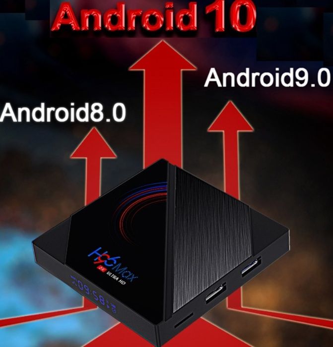 TV Box Android 10 - H96 4GB/32GB 2.4G+5.8G WiFi