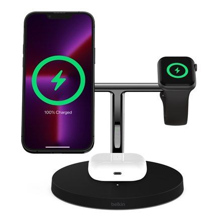 Belkin | Pro MagSafe 3w1 Wireless Charging Stand + zasilacz