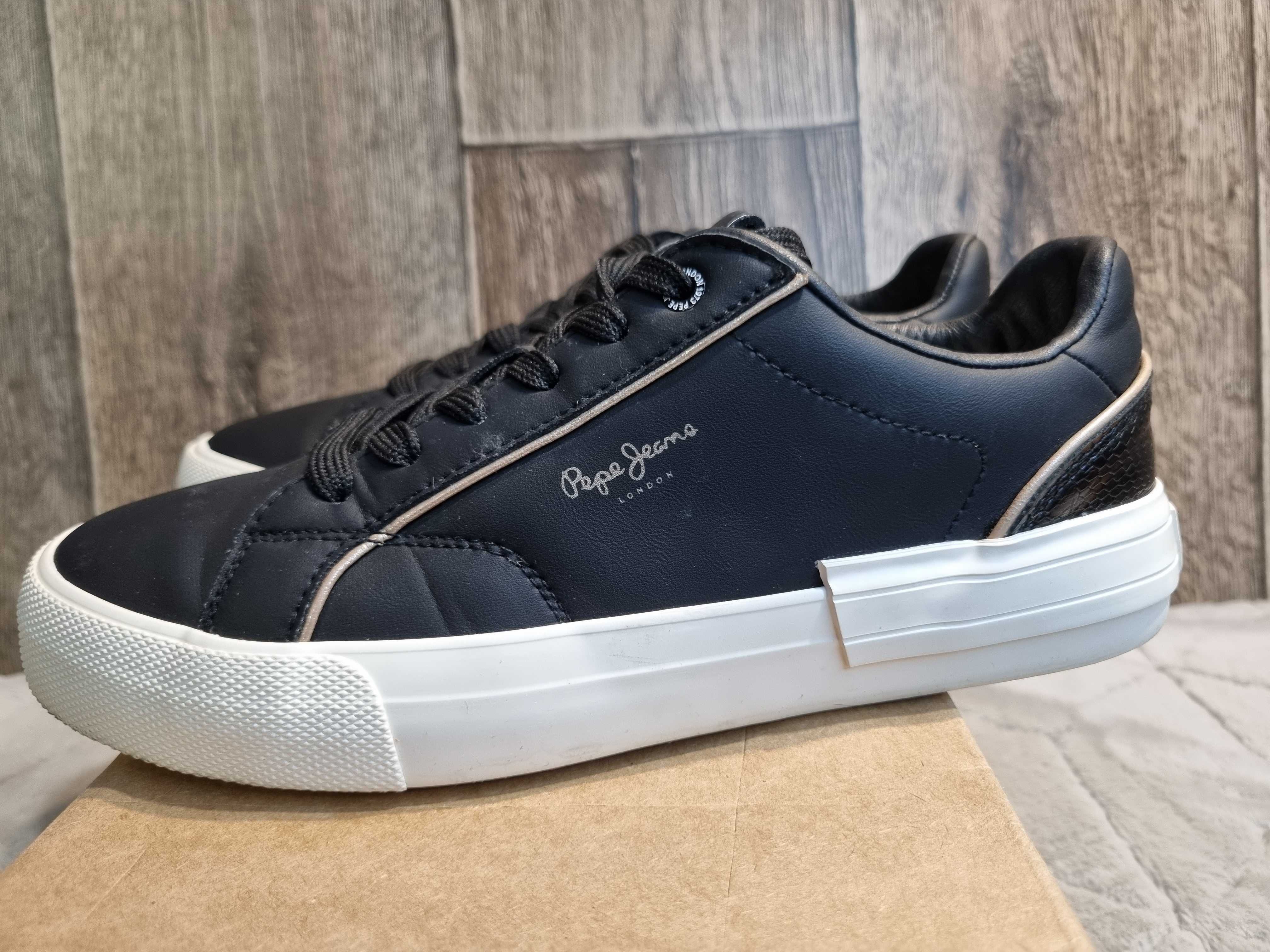 Czarne sneakersy Pepe Jeans Allen Twin, 39