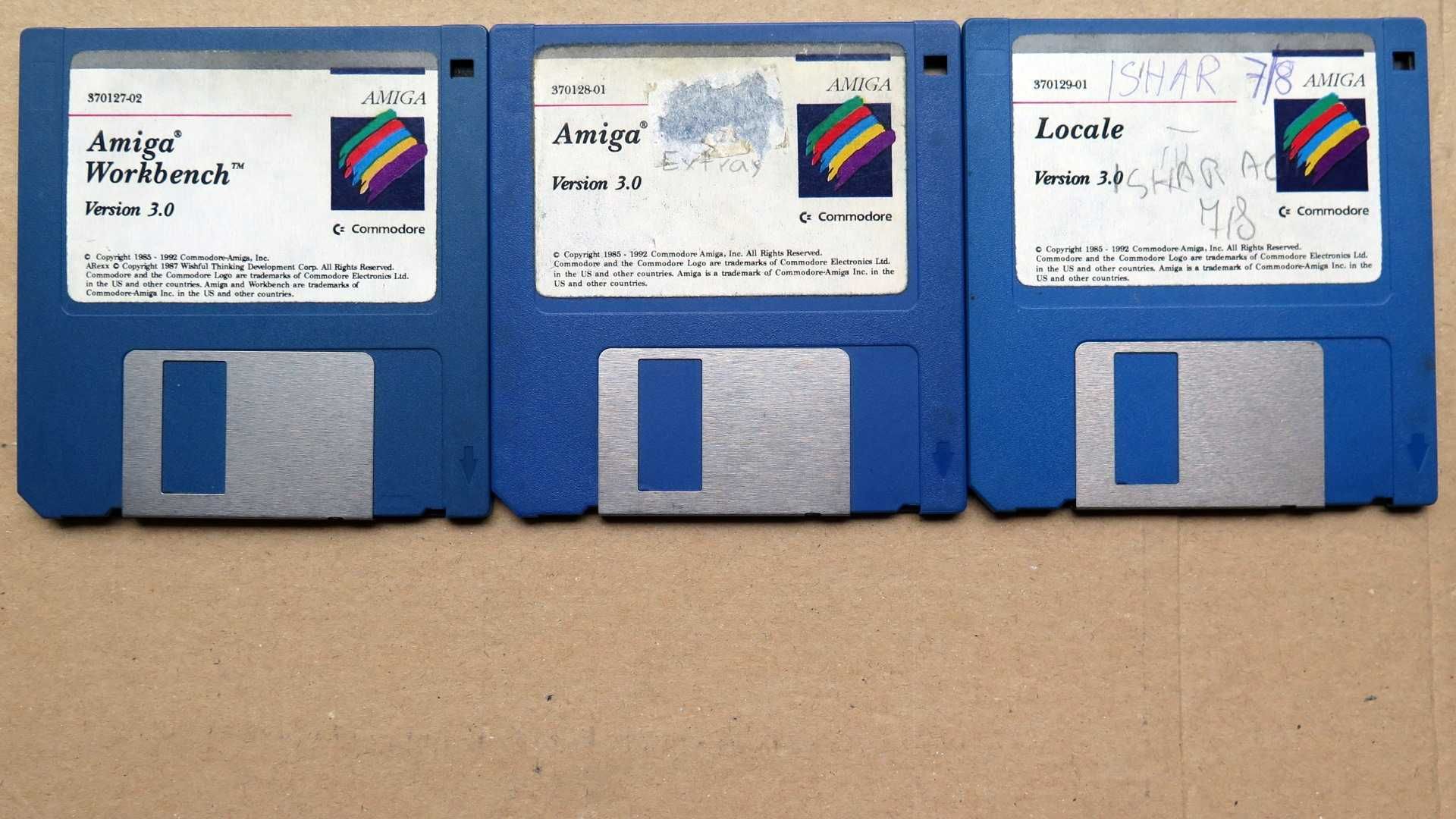 #24lis1707 -- Amiga Workbench 3.0 dyski 2, 3, 5 #2