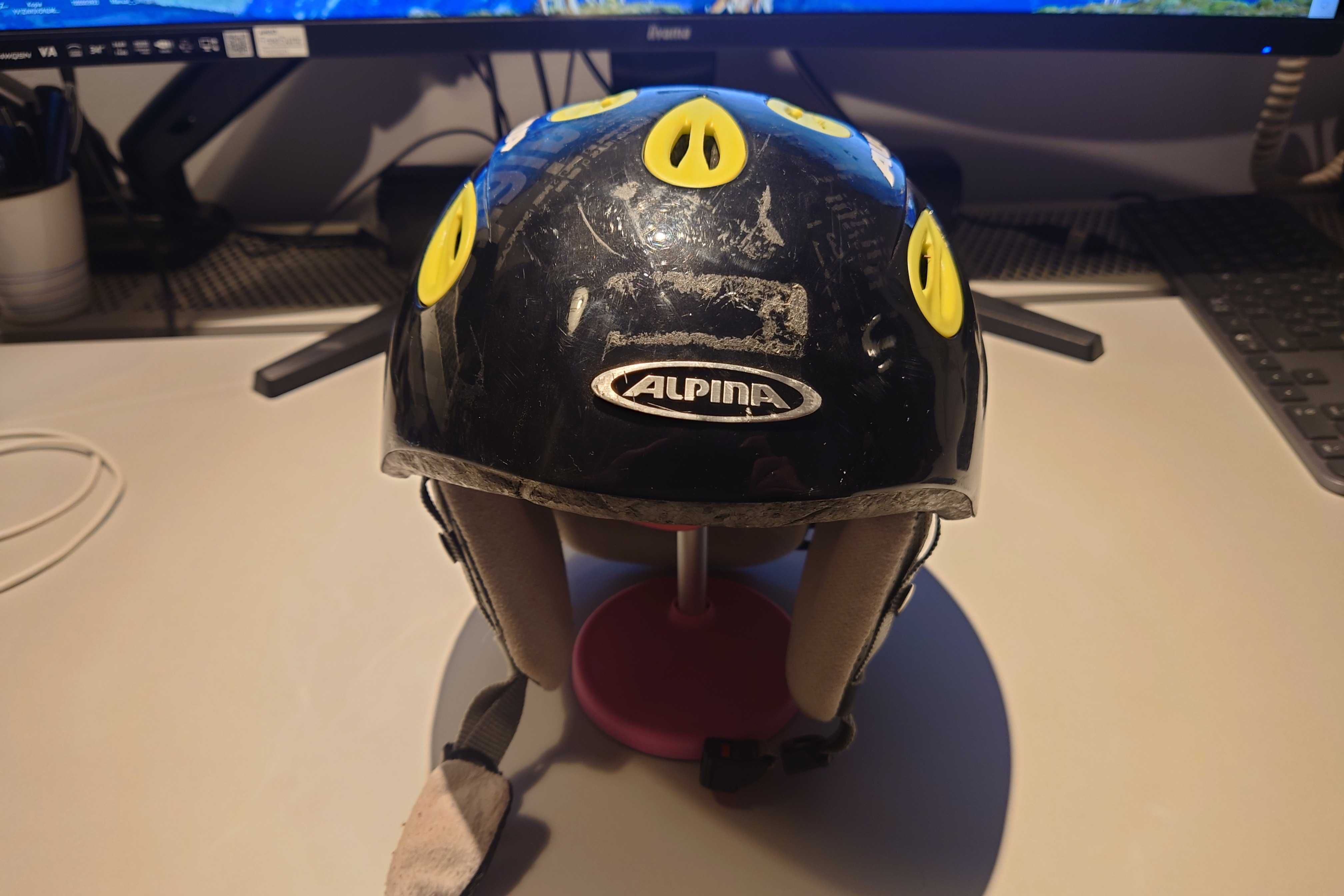 Kask narciarski dziecięcy Alpina rozmiar 51 -54 cm