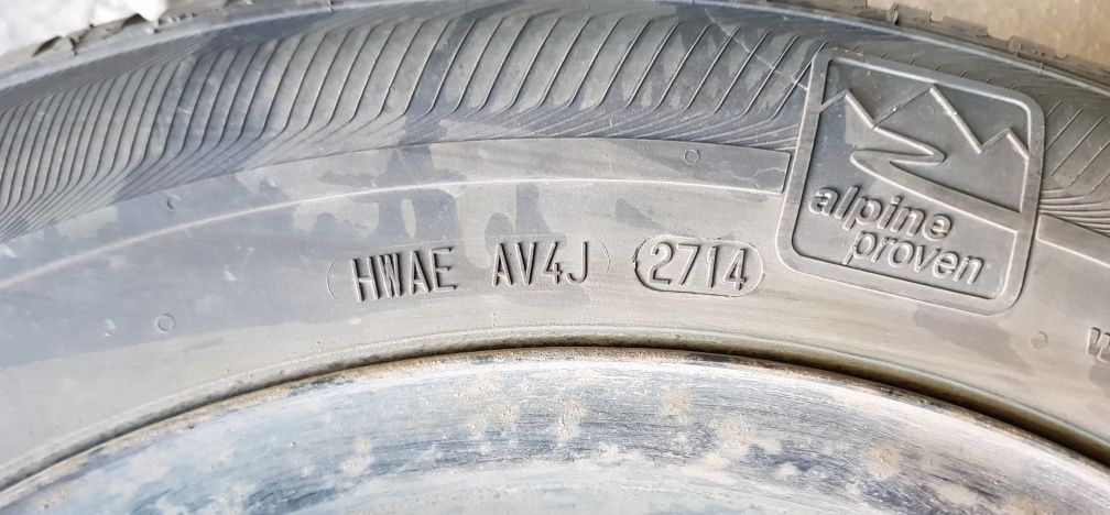 Koła zimowe 5x112 VW 195/65/15 komplet
