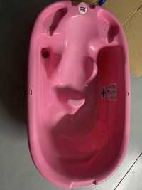 Banheira bebé cor de rosa