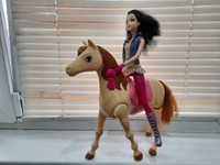 Продам куклу наездницу с лошадью интерактивная очень классная