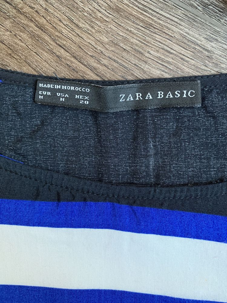 Zara Bluzka z wiskozy w paski M