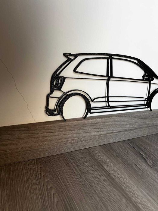Silhueta Volkswagen Polo 5R 3D