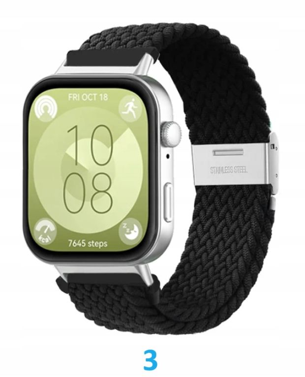 Pleciony / Elastyczny Pasek do Huawei Watch FIT 3 |KOLORY DO WYBORU