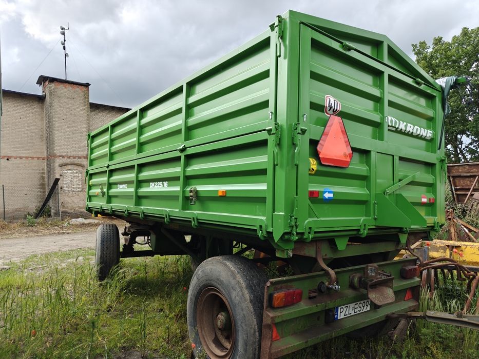 Krone 3 stronny wywrot przyczepa rolnicza