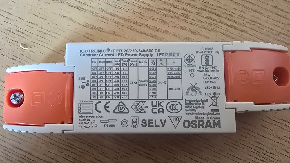 Zasilacz OSRAM Led