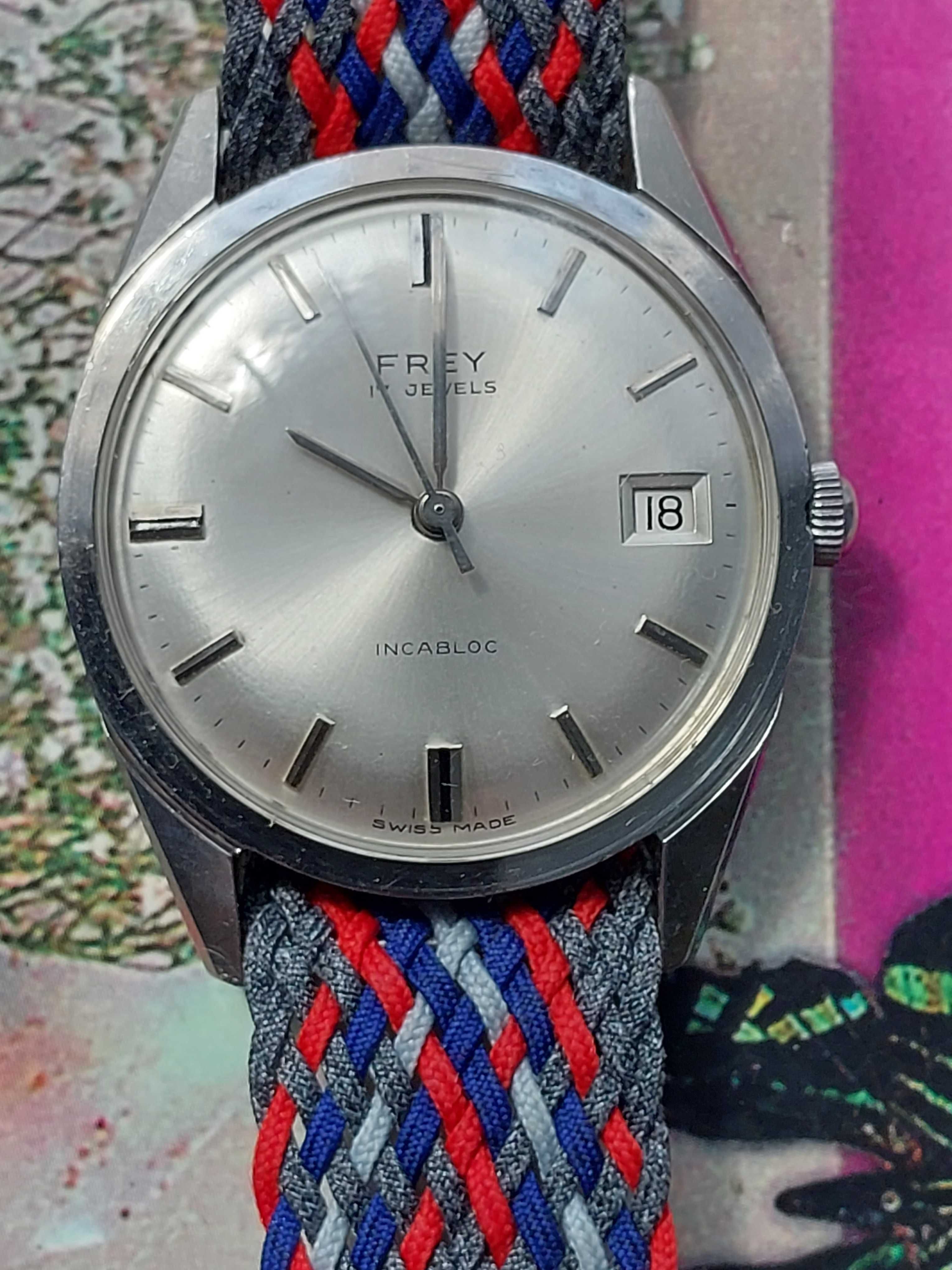 Zegarek męski FREY 17 Jew Swiss Made szer kop inox bez kor 33 mm.