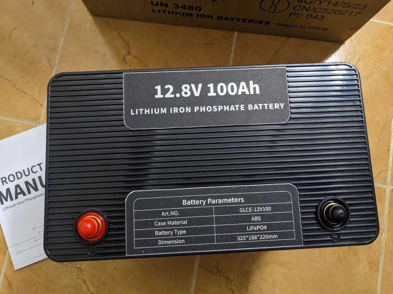 LiFePO4 аккумулятор GLCE Energy 12.8V 100 Ah 1280 Wh