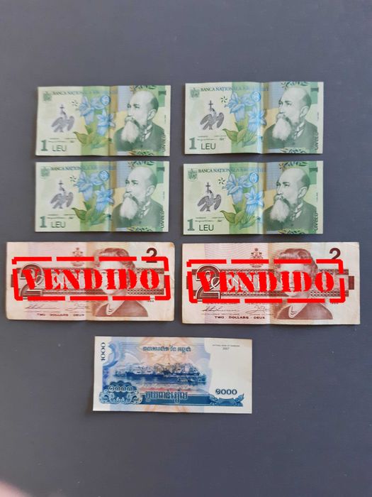 Notas Roménia, Canadá, Cambodja
