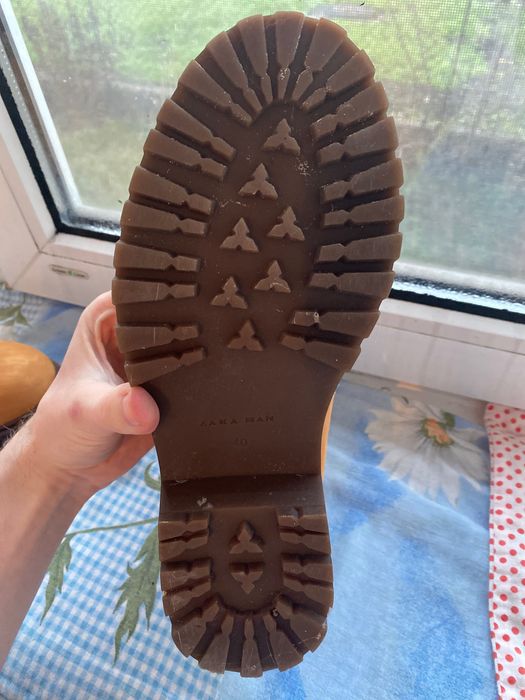 Zara  ботинки мужские