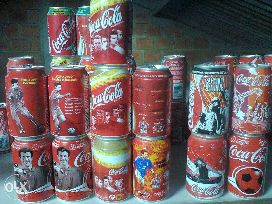 colecção 210 latas só coca-cola