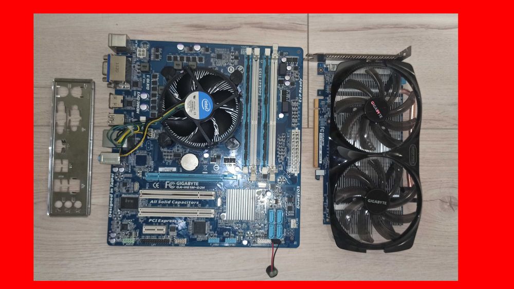 Płyta GIGABYTE GA-HA61M-D2H 8 GB CPU i5-2400 Grafika Radeon 7850OC