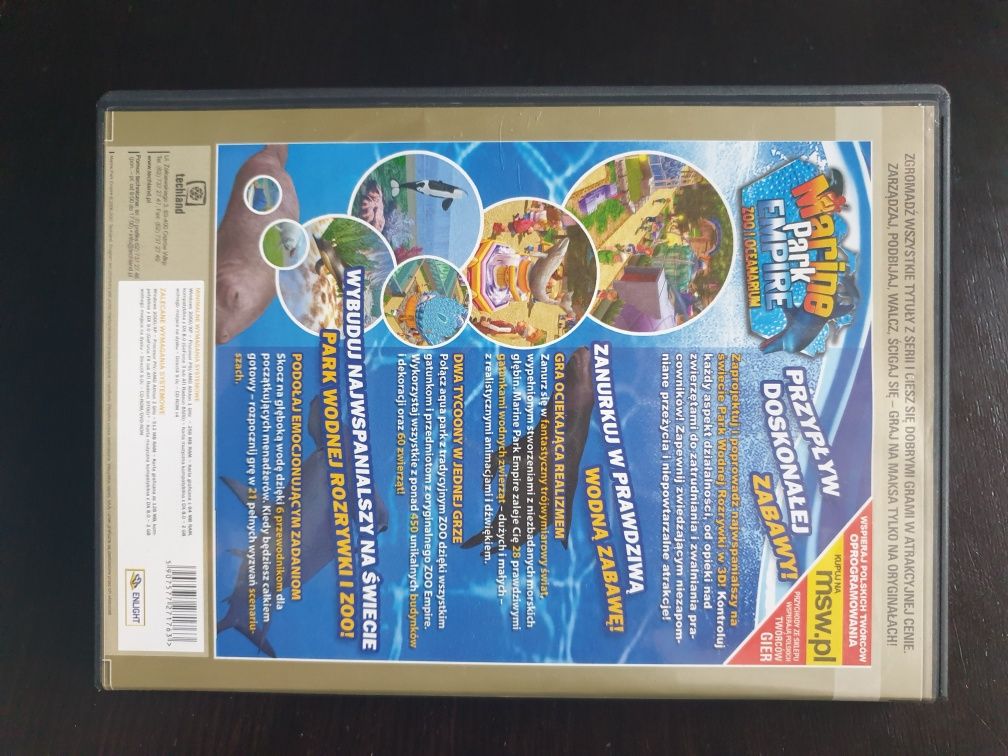 PC gra Marine Park Empire zoo i oceanarium wersja PL na CD