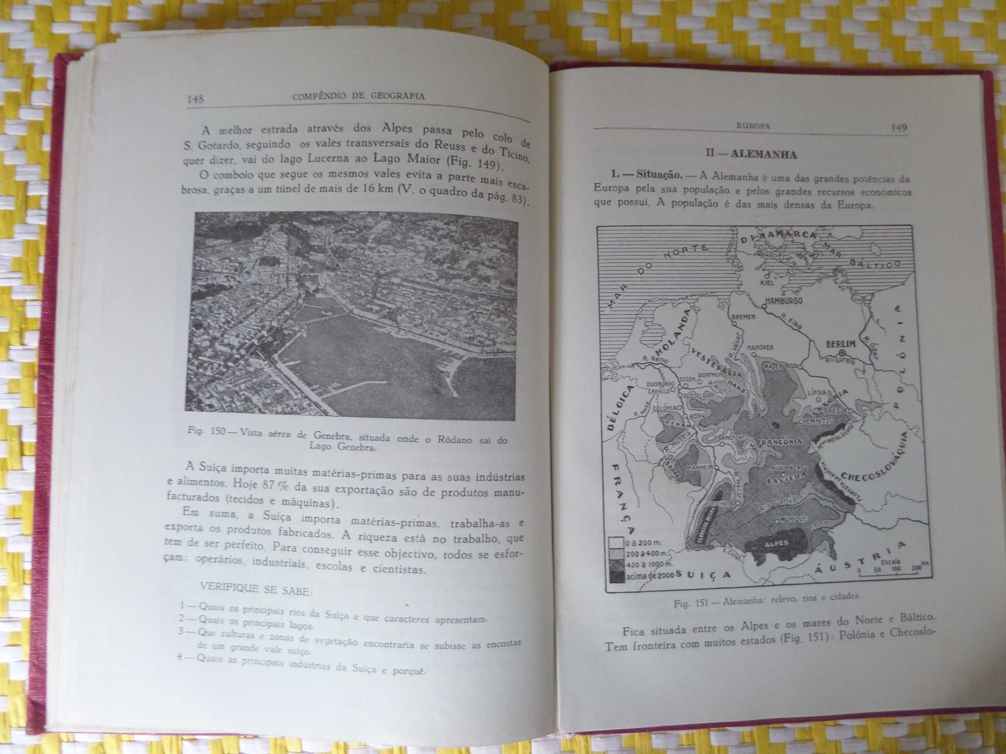 Compêndio  GEOGRAFIA 2º CICLO DOS LICEUS  - 1962
Júlio L de Loureiro