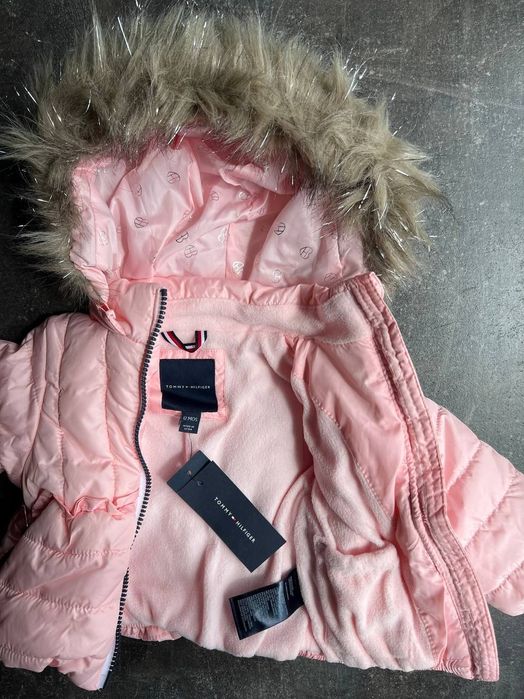 Куртка Tommy Hilfiger  для дівчинки 12м, дитяча курточка