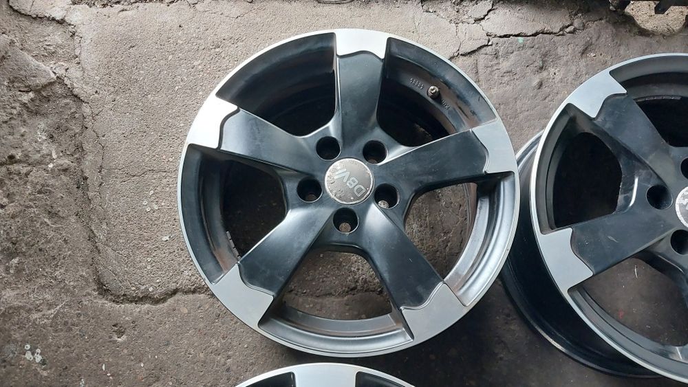 Alufelgi DBV Germany 5x100 6,5J15 ET38 VW Polo, Skoda Fabia