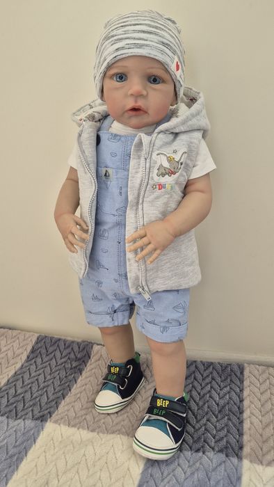 Кукла реборн мальчик лялька хлопчик 60 см