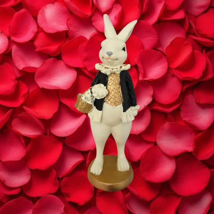 T.K.maxx Figurka zając królik glamour czarny złoty Wielkanoc Tkmaxx