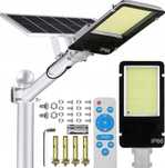 Mocna Lampa Solarna LED 2500W Czujnik Zmierzchu Uliczna Vogler Premium