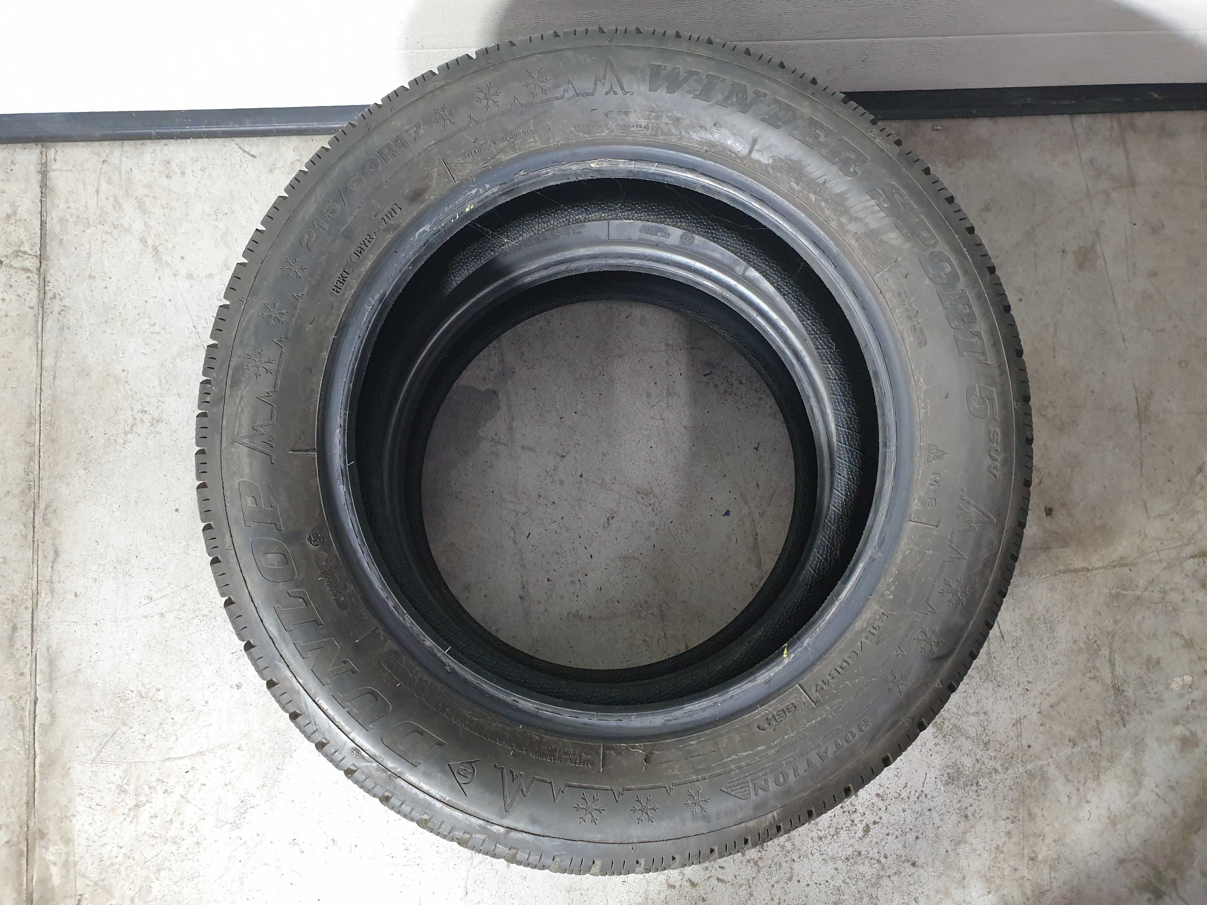 2szt. 215/60/17 96H Dunlop Winter Sport 5 SUV 5,5mm 2021r [ 347 ]
