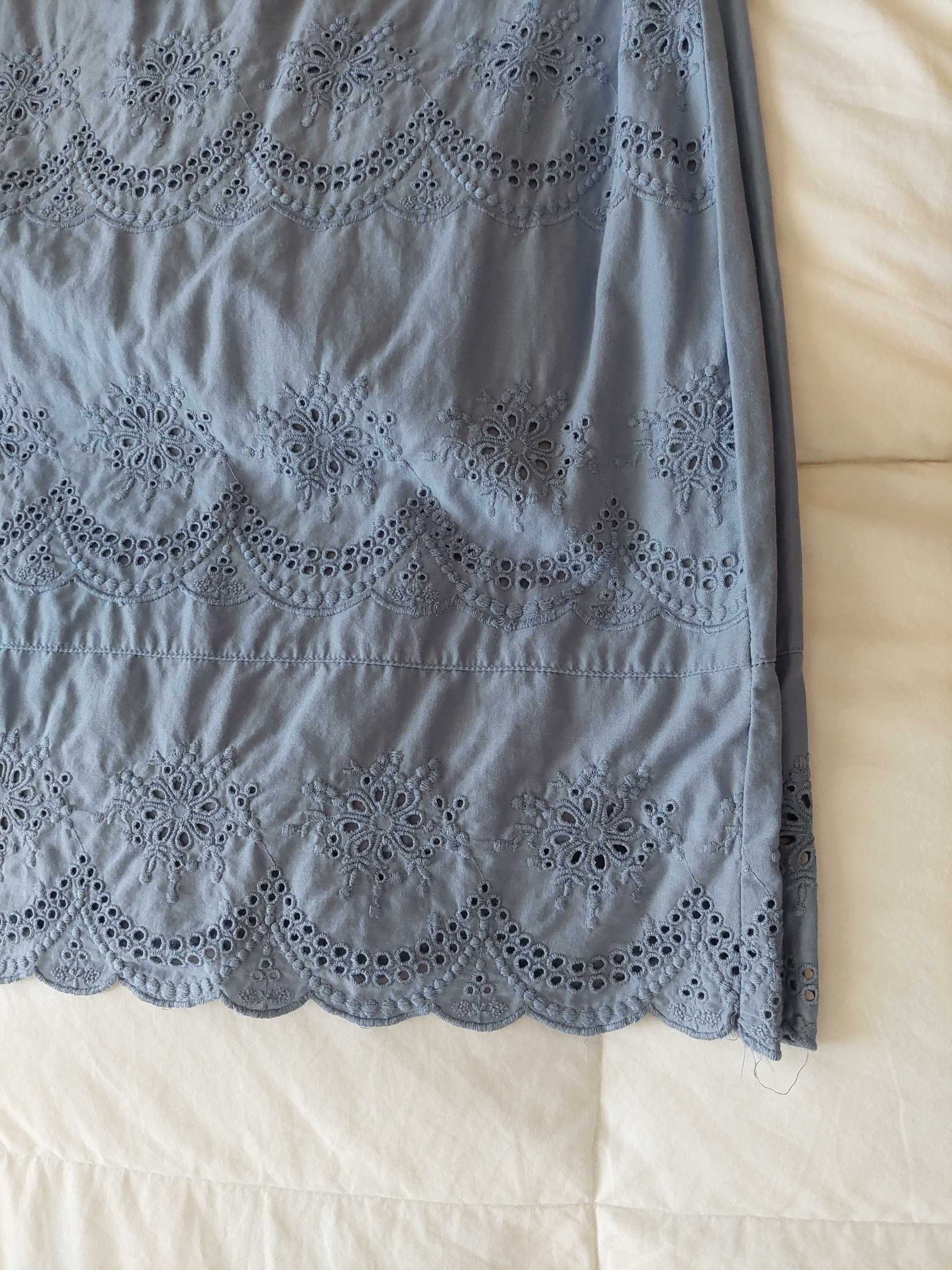 Vestido C&A, Bordado Inglês