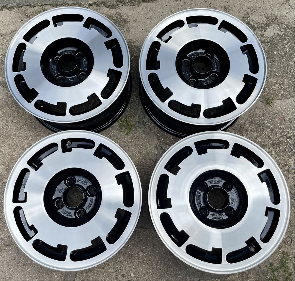 Felgi PIRELLI 4x100 14” 6j et 38 VW golf MK1 MK2 CAddy cult