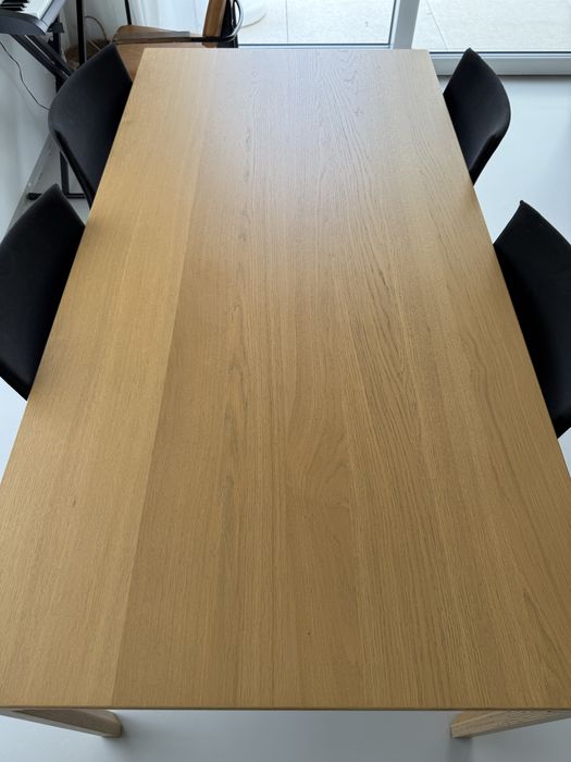 Stół Ikea  160cm rozkladany + 4 krzesła wloskie Giancarlo Bisaglia