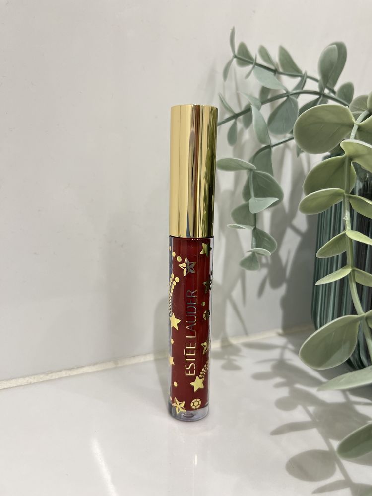 Estee Lauder nowy czerwony błyszczyk Ruby Quartz limitowany