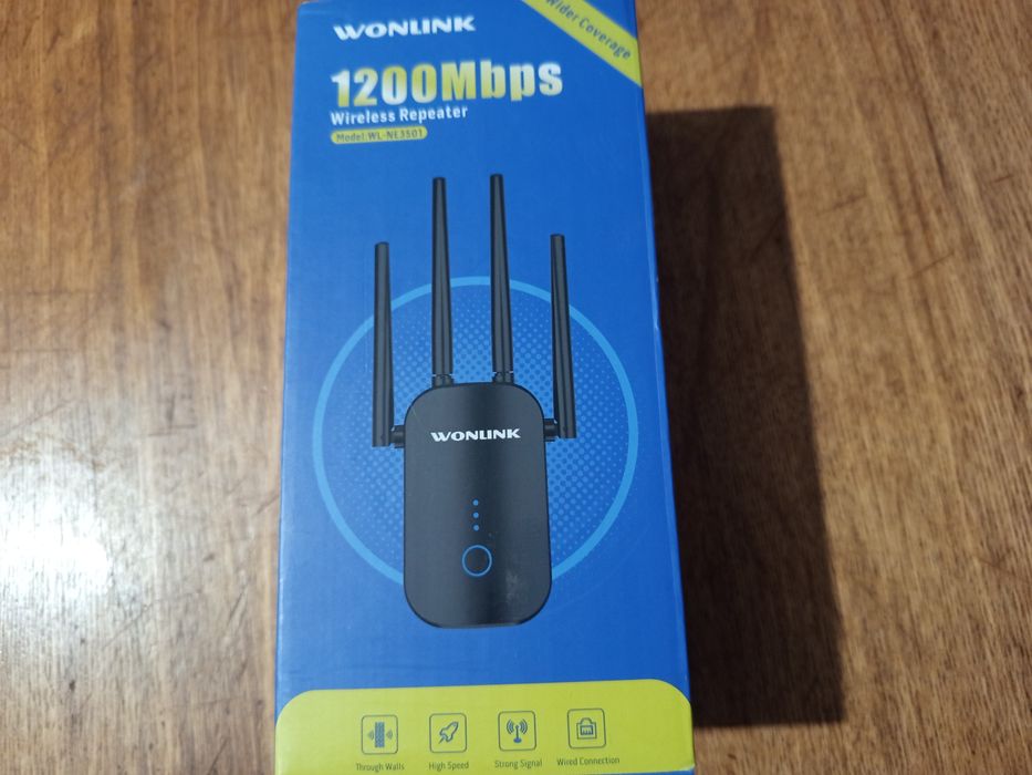 Wzmacniacz sygnału WiFi WONLINK 1200Mbps (model WL-NE3501) – 4 anteny