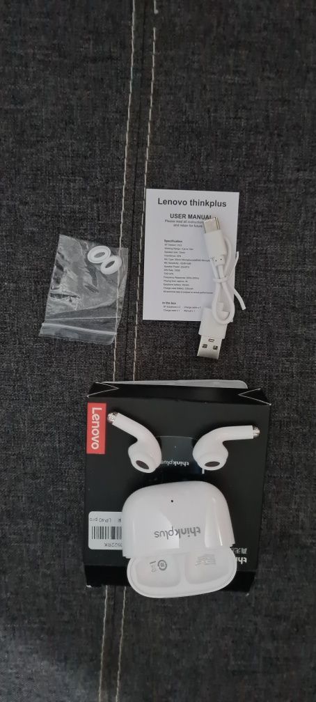 Sluchawki Lenovo LP40pro białe