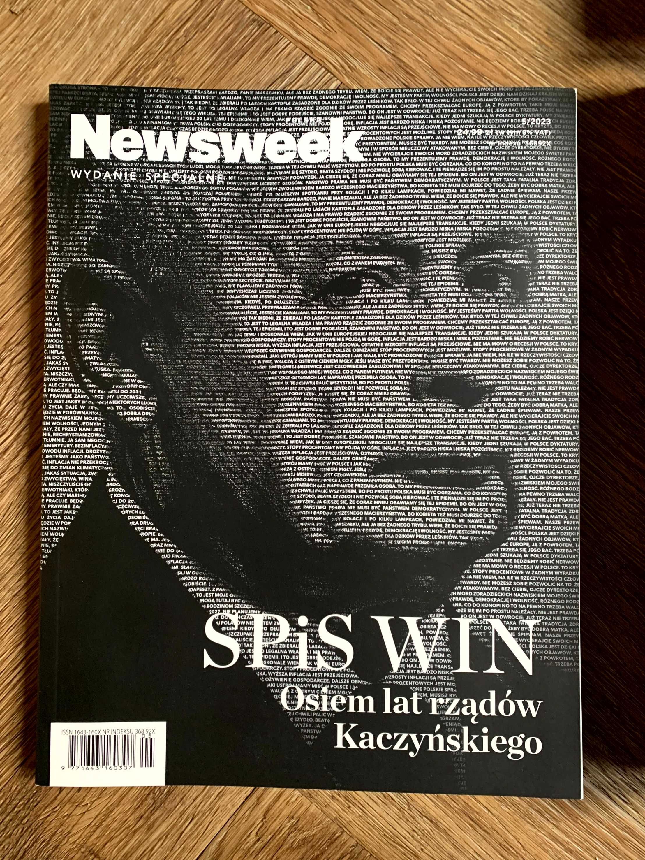 Newsweek tygodnik gazeta czasopismo prawie cały rocznik 2023 stan BDB