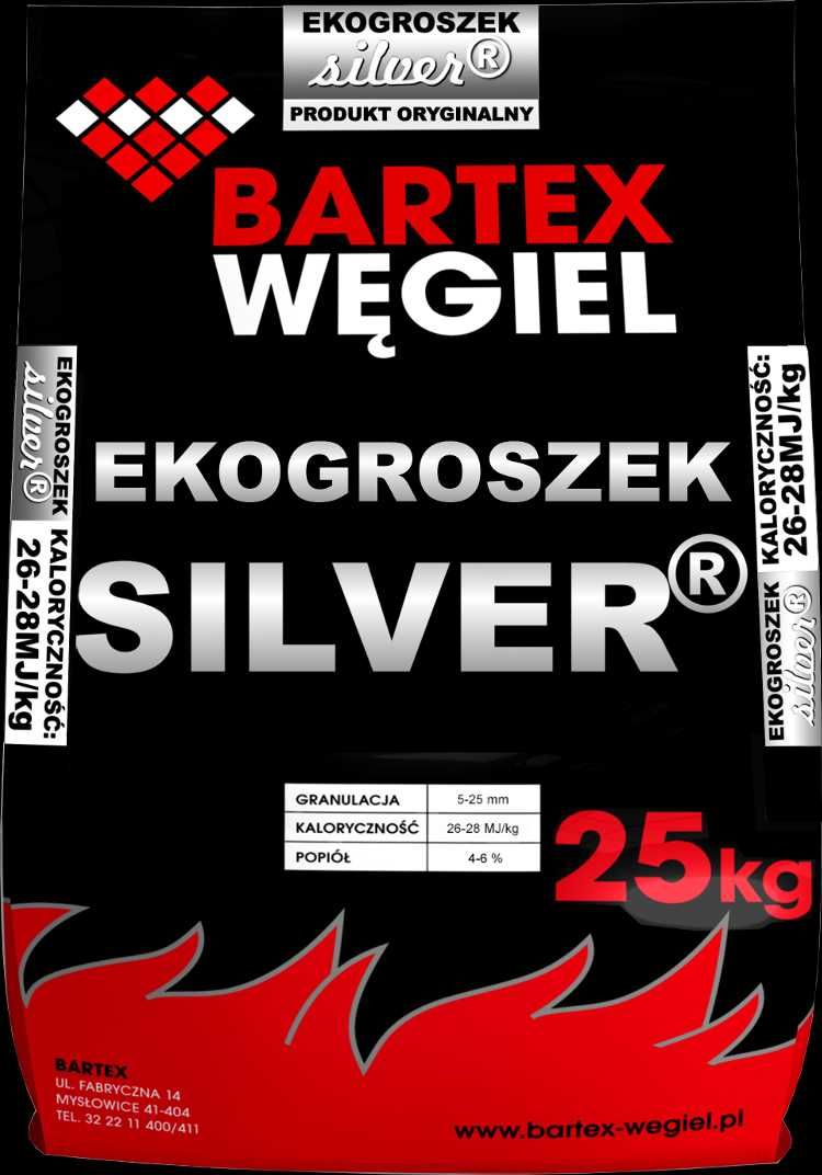 Groszek Plus Ekogroszek Bartex Silver 26-28 MJ/kg oryginał