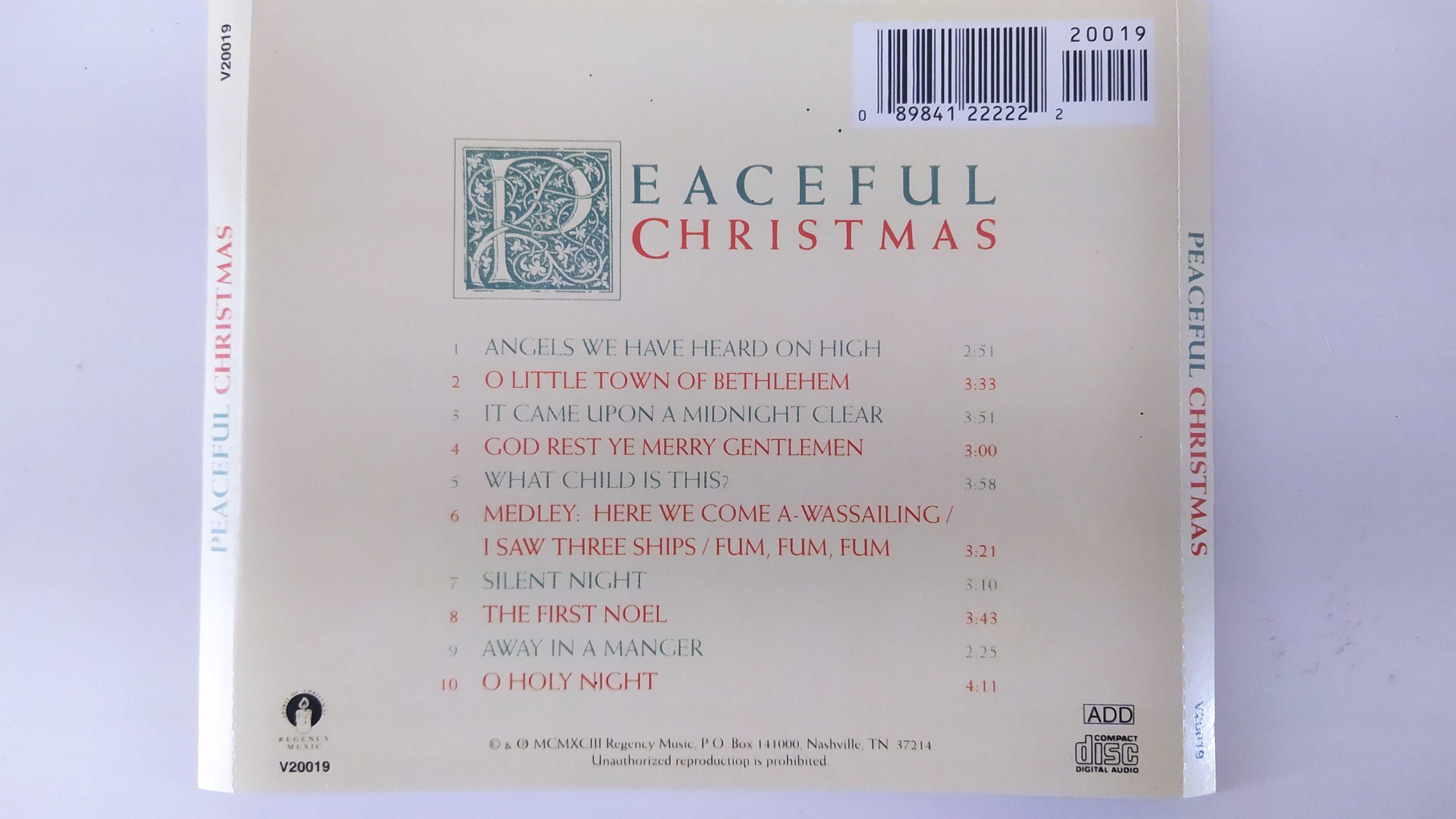 Peaceful Christmas kolędy płyta CD