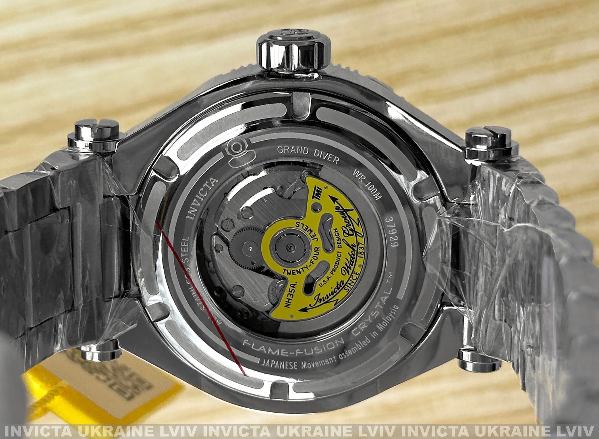 Мужские часы Invicta 37929 TURBINE Grand Diver Automatic 48 mm 100 MT