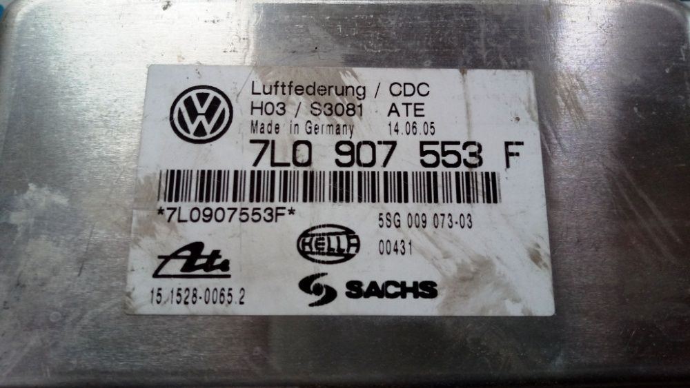 Блок управления пневмоподвеской Volkswagen Touareg 2003-2009 Vw Туарег