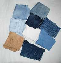 Лот 9шт  пакет джинсы для девочки джинсы штаны лотом пакетом детские